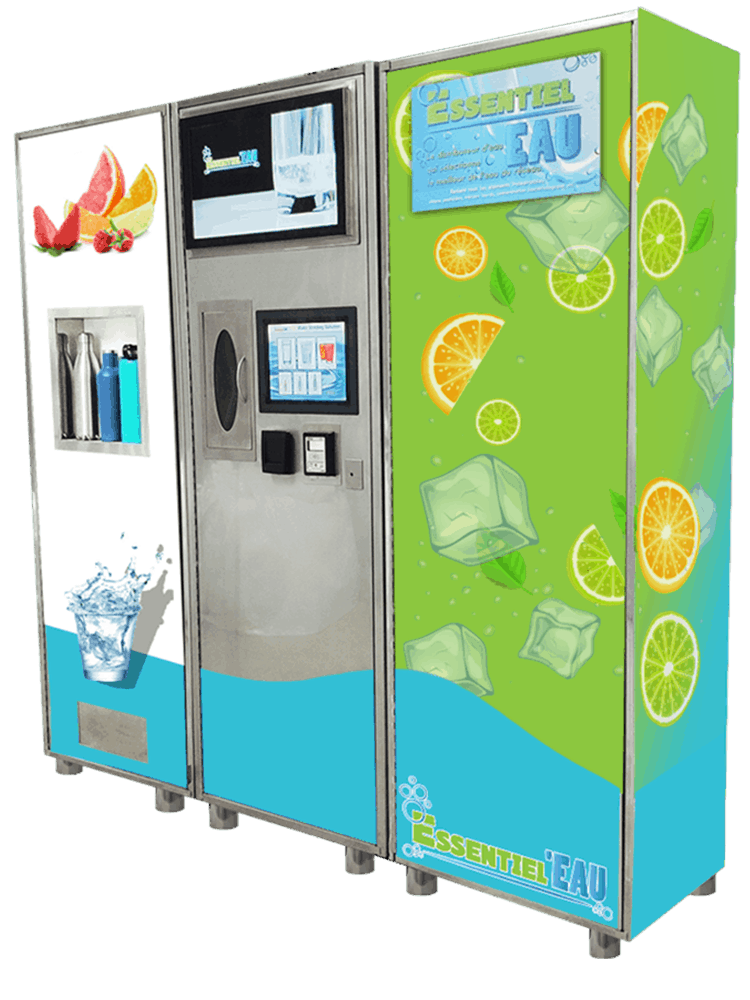 Sparkling Water Vending Machine : Carbonated Water, Soda Water.