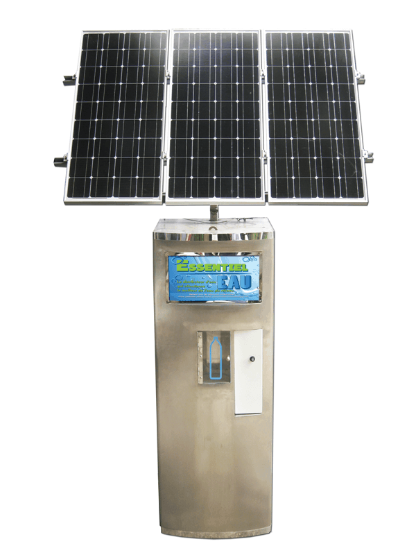 Water Vending Machine with Solar Power