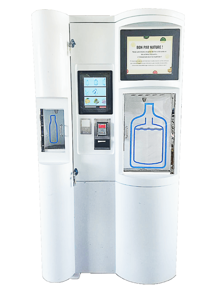 Dual Chilled Ambient Water Vending Machine, Two Payment systems