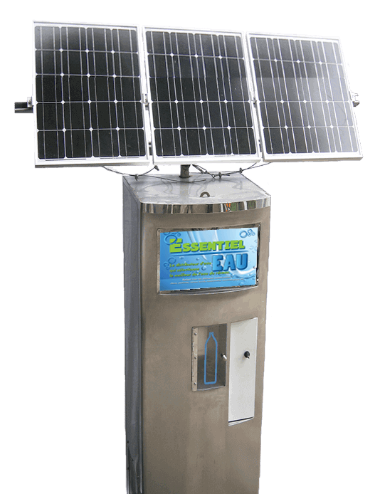 Solar Powered Water Vending Machine