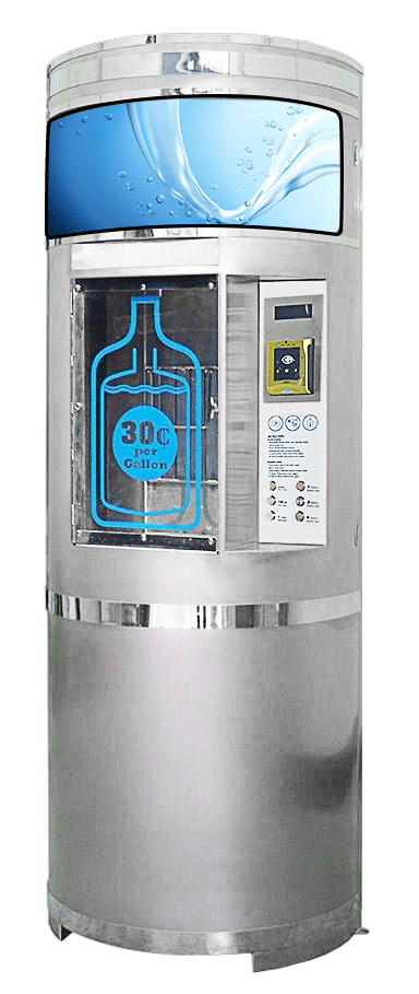 w-oss big bottle Drinking Water Vending Machine, UV sterilizer